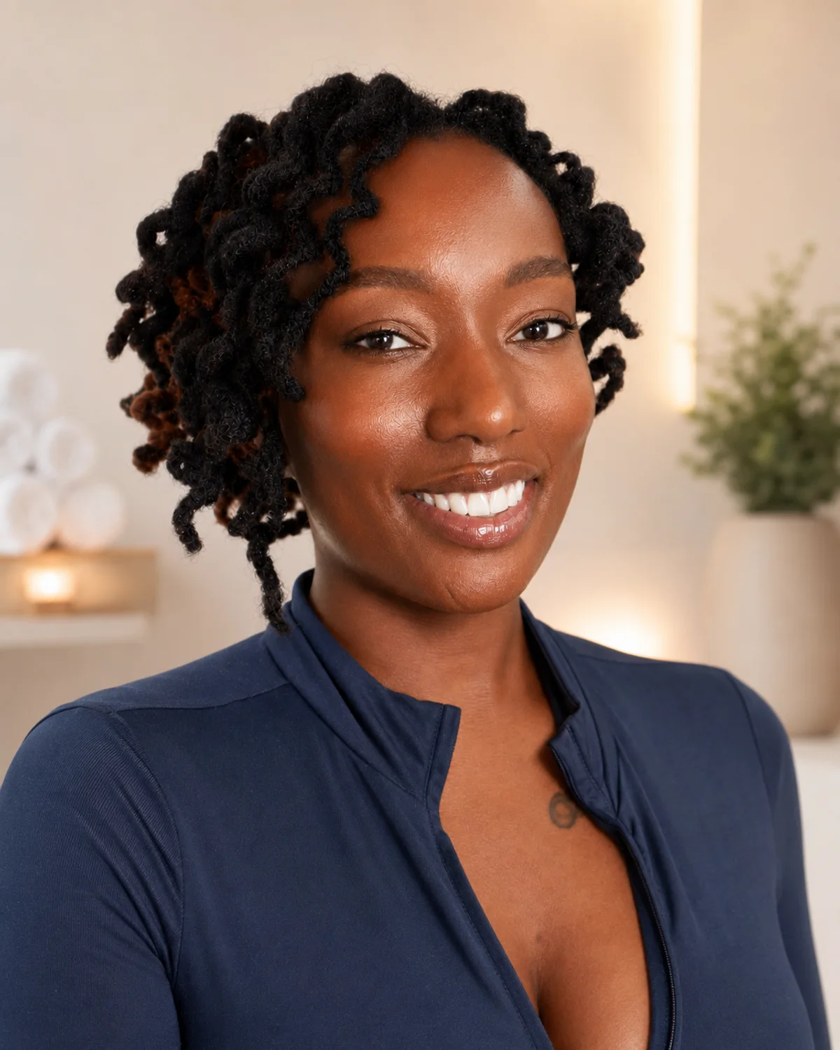 Erica Khalil, BSN, RN — founder of FASEKINK, in the spa